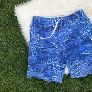 Polo Ralph Lauren Mens Kailua Floral Board Shorts Blue Tropical Medium